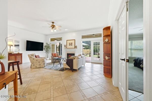 11381 Mandarin Ridge Lane Jacksonville, FL 32258 - Photo 21 of 43 a living room with furniture and a flat screen tv