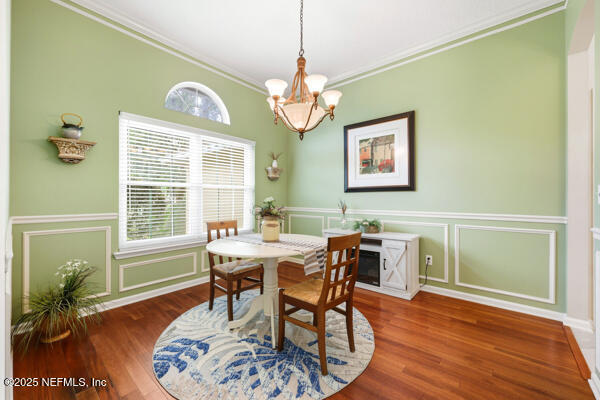 11381 Mandarin Ridge Lane Jacksonville, FL 32258 - Photo 8 of 43 a view of a dining room with furniture window and wooden floor
