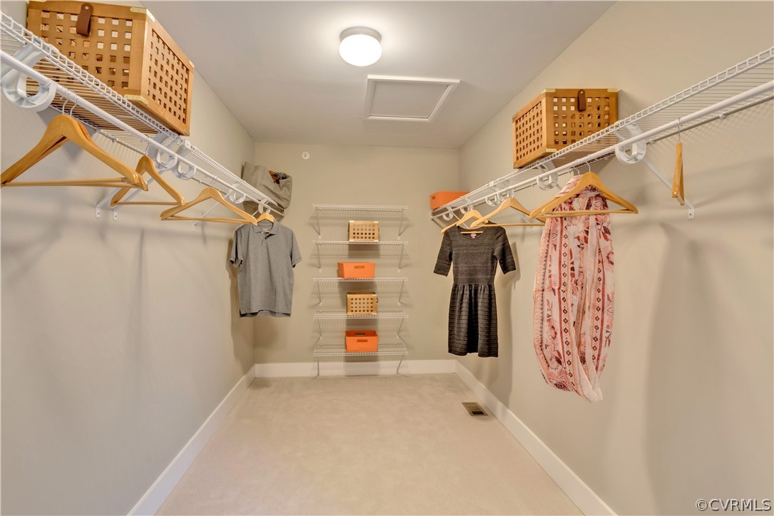 4359 Saunders Station Loop, Unit B Richmond, VA 23233 - Photo 29 of 31 a view of walk in closet with clothes and shoes