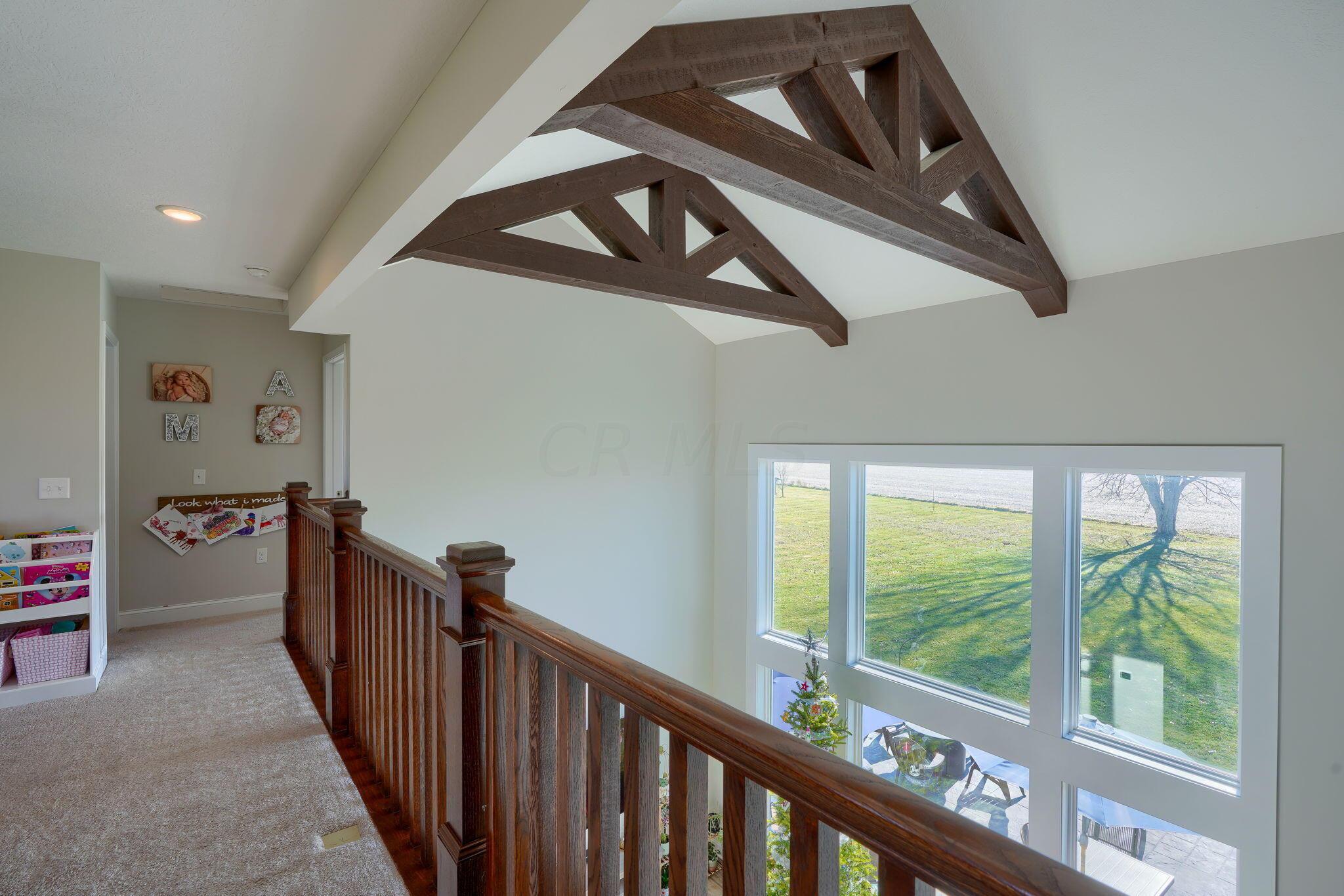 8050 Kilbourne Road Sunbury, OH 43074 - Photo 11 of 56 Decorative Wood Gables over Living Room