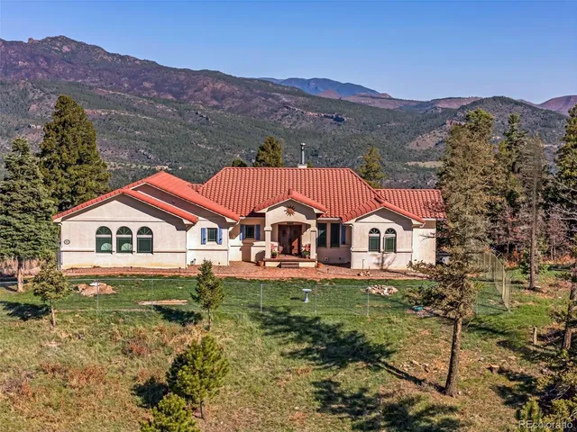 a house with a garden in front of it