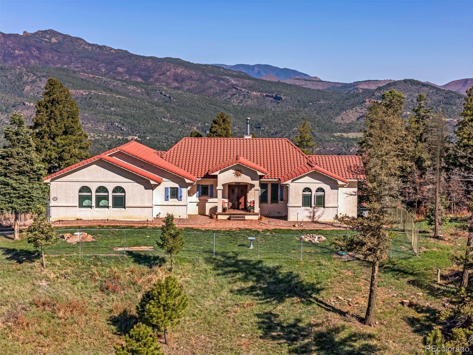 a house with a garden in front of it