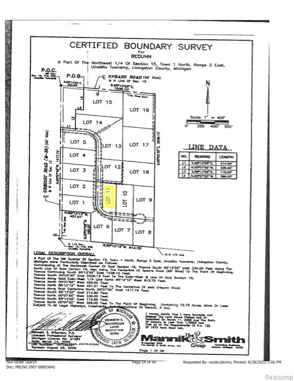 0 Gregory Ridge Road Fowlerville, MI 48836 - Photo 24 of 24 Gallery Image 24