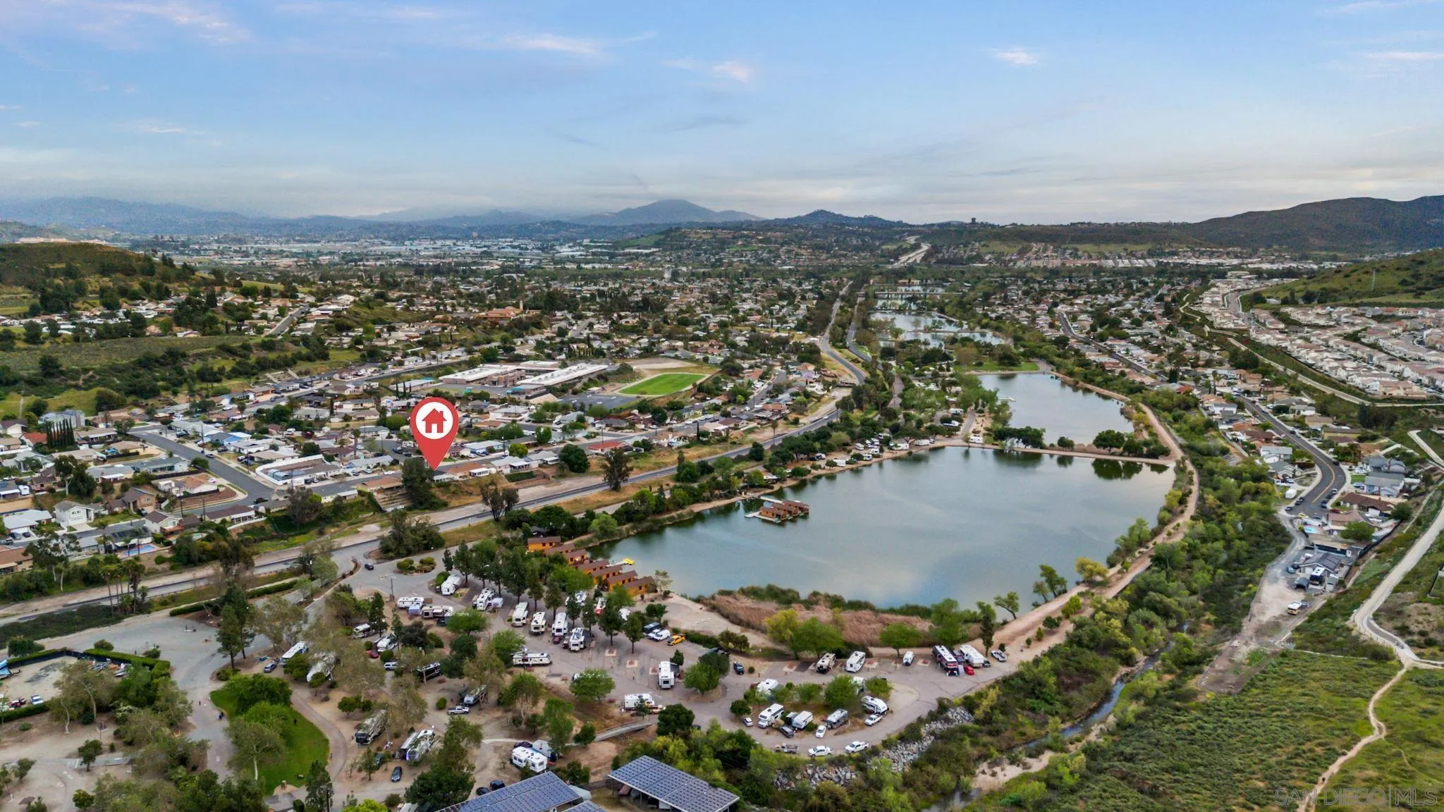 10330 Strathmore Drive Santee, CA 92071 - Photo 19 of 21 an aerial view of a city