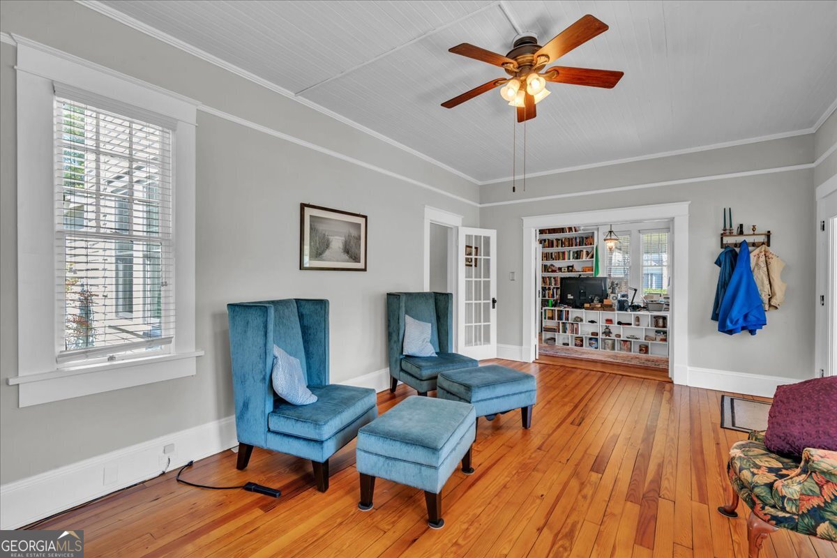 220 West Drive Dublin, GA 31021 - Photo 28 of 44 a living room with furniture and wooden floor