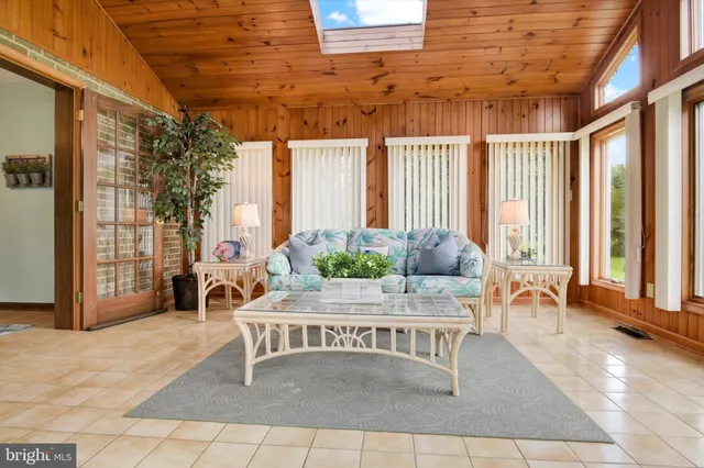 a outdoor space with furniture