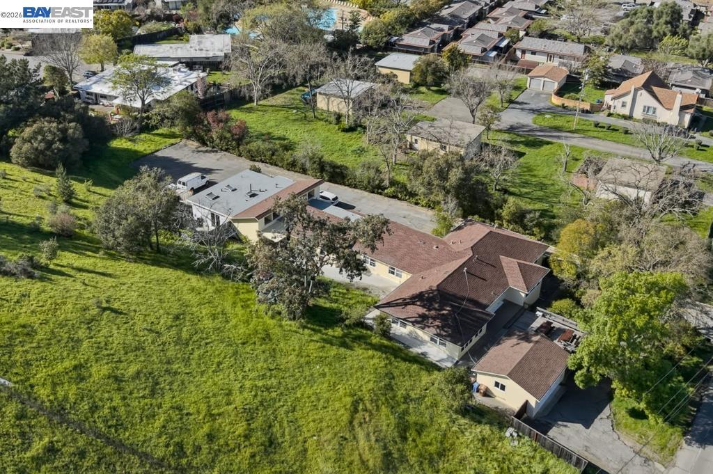 179 Los Ranchitos Road San Rafael, CA 94903 - Photo 35 of 38 an aerial view of a house with a yard