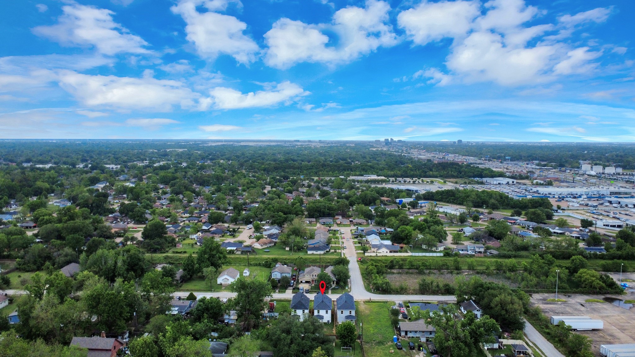 767 Marjorie Street Houston, TX 77088 - Photo 2 of 20 an aerial view of city and lake