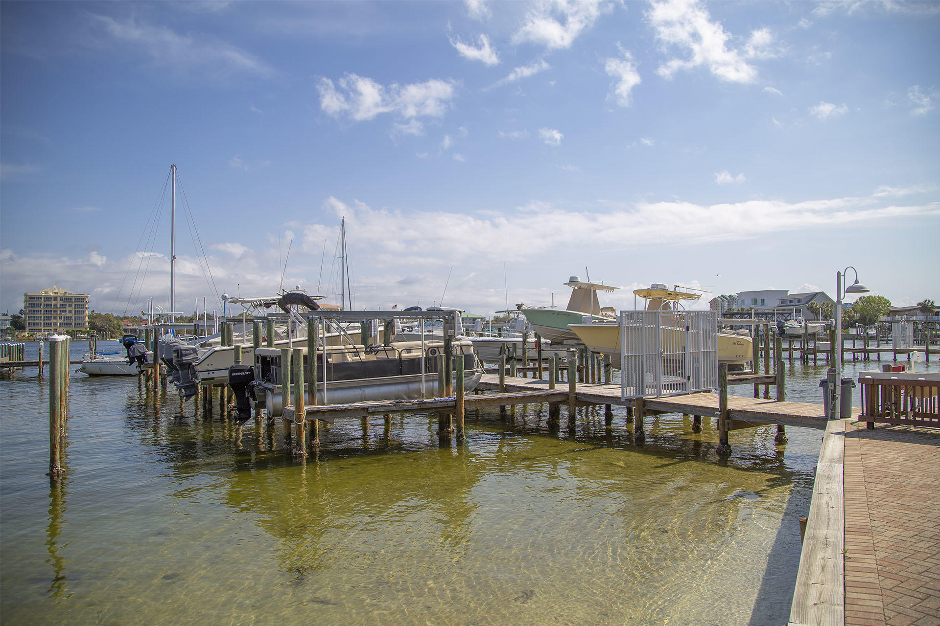 195 Durango Road, Unit 3D Destin, FL 32541 - Photo 17 of 22 a view of a swimming pool with outdoor seating