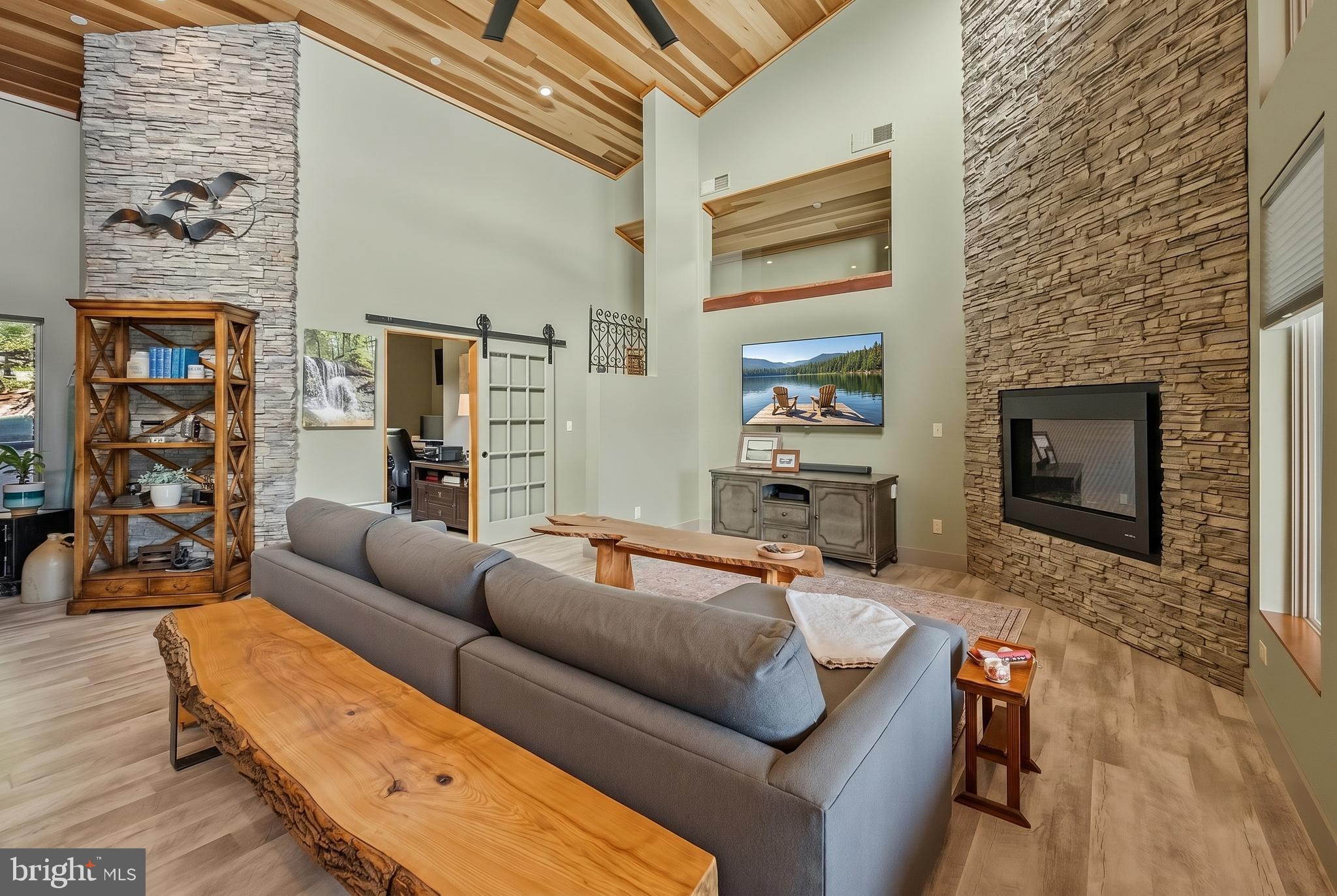 755 Rock Lodge Road McHenry, MD 21541 - Photo 27 of 85 Gorgeous poplar ceilings