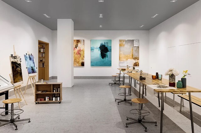 30 Riverside Boulevard, Unit 21M Manhattan, NY 10069 - Photo 12 of 38 a room with lots of chairs and mirrors