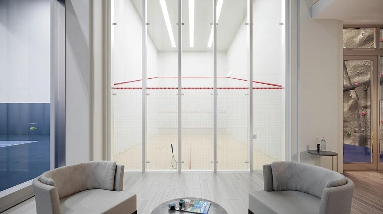 30 Riverside Boulevard, Unit 21M Manhattan, NY 10069 - Photo 16 of 38 a living room with furniture and a large window