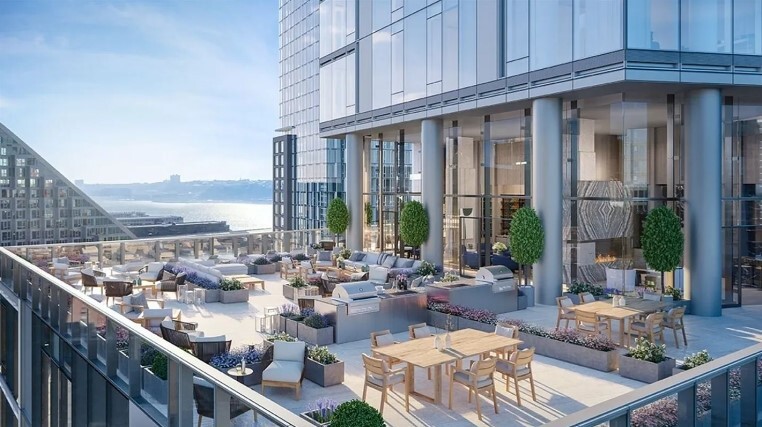 30 Riverside Boulevard, Unit 21M Manhattan, NY 10069 - Photo 25 of 38 a city view from a balcony