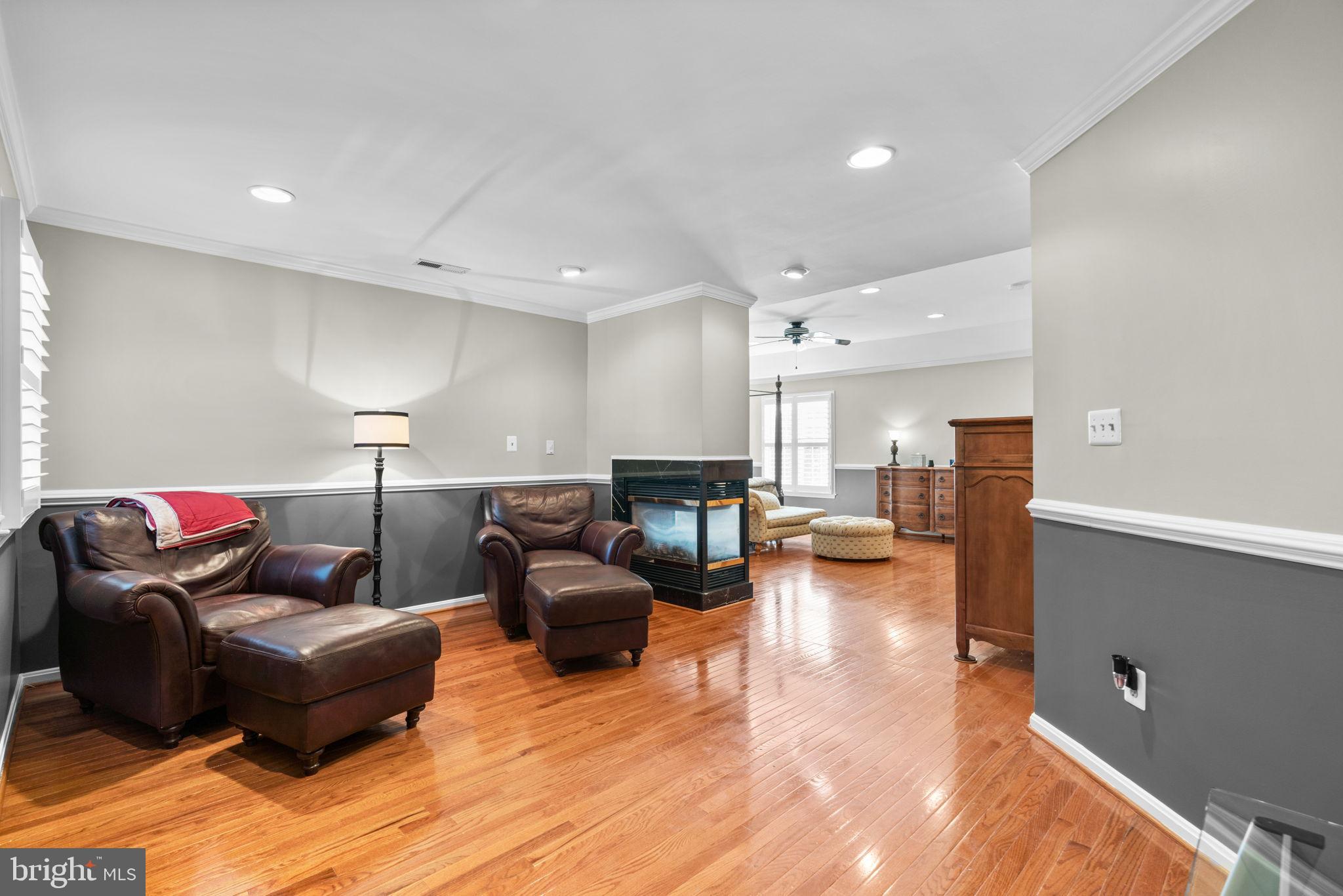 8061 Hunterbrooke Lane Fulton, MD 20759 - Photo 29 of 77 Primary Suite Sitting Room with Fireplace