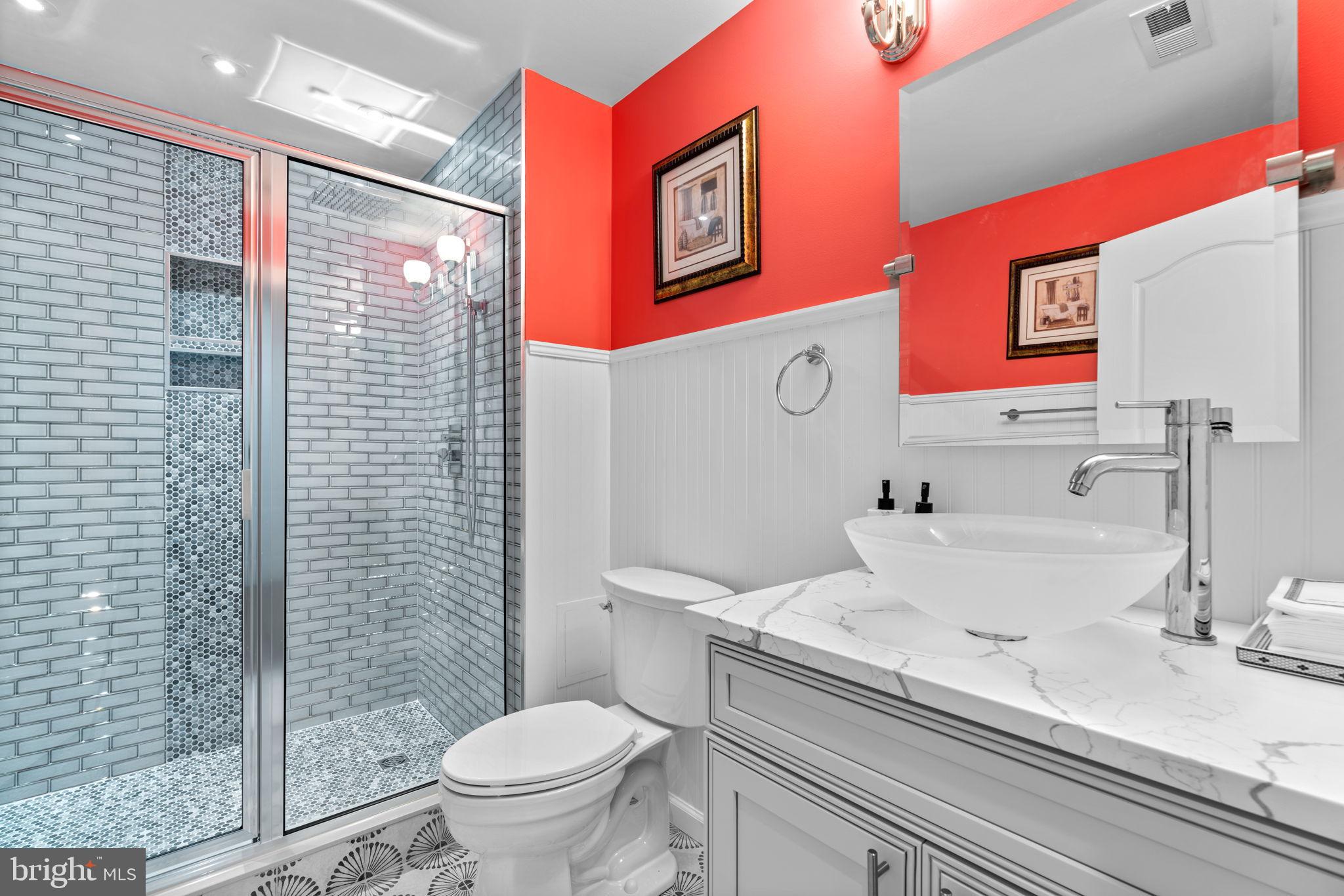 8061 Hunterbrooke Lane Fulton, MD 20759 - Photo 47 of 77 Updated Lower Level Bathroom