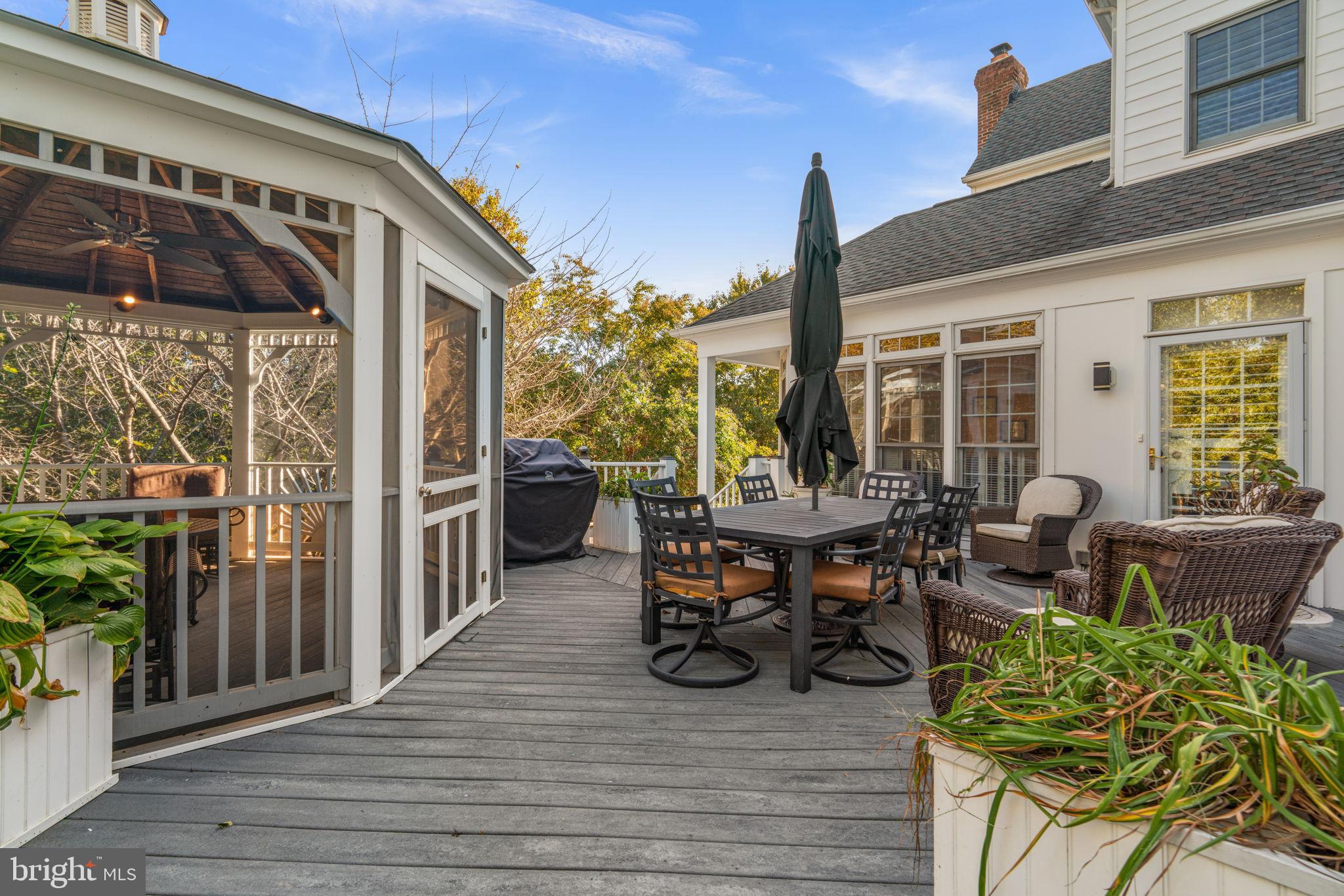 8061 Hunterbrooke Lane Fulton, MD 20759 - Photo 53 of 77 Rear Deck and Gazebo