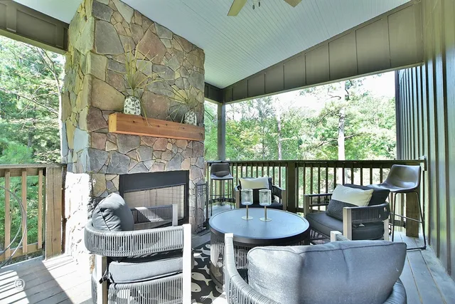a front view of a house with garage