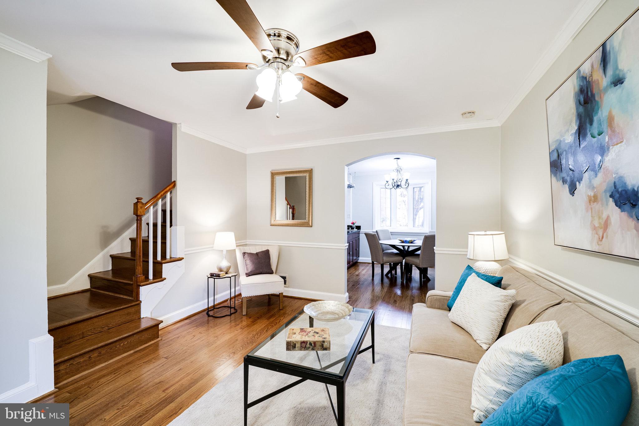 1126 Portner Road Alexandria, VA 22314 - Photo 5 of 26 Refinished hardwood floors on main, upper levels