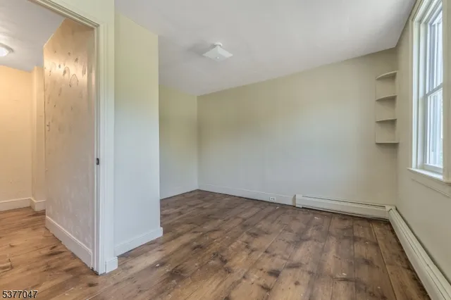 a big room with wooden floor