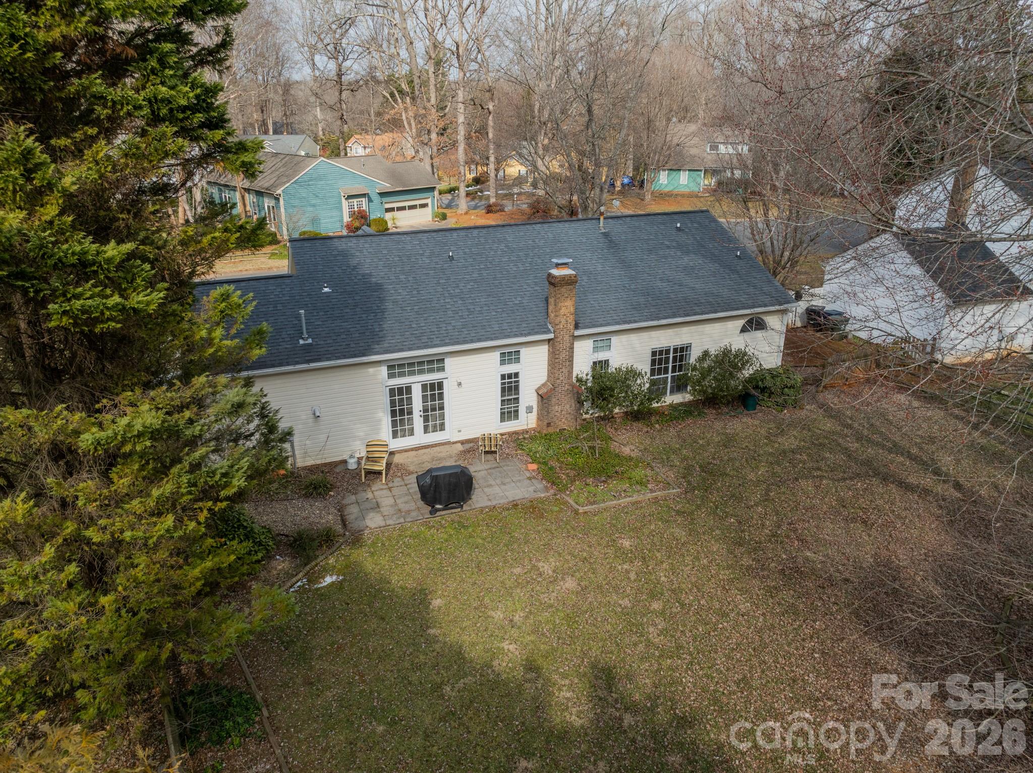 9409 Cedar River Road Huntersville, NC 28078 - Photo 3 of 31 an aerial view of residential houses with yard