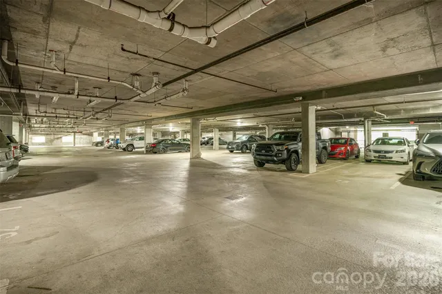 a view of city from balcony