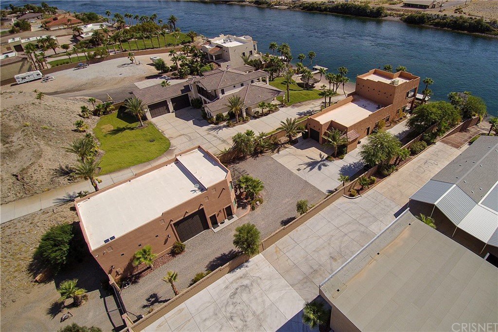 4654 My Place Road Needles, CA 92363 - Photo 66 of 75 an aerial view of a house with a lake view
