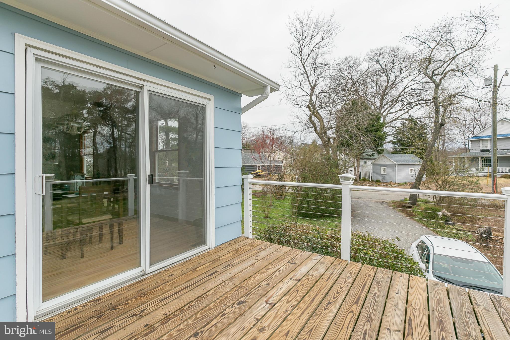 1945 Cedar Road Pasadena, MD 21122 - Photo 28 of 30 Deck off the Kitchen/Dining Room. Easy Parking