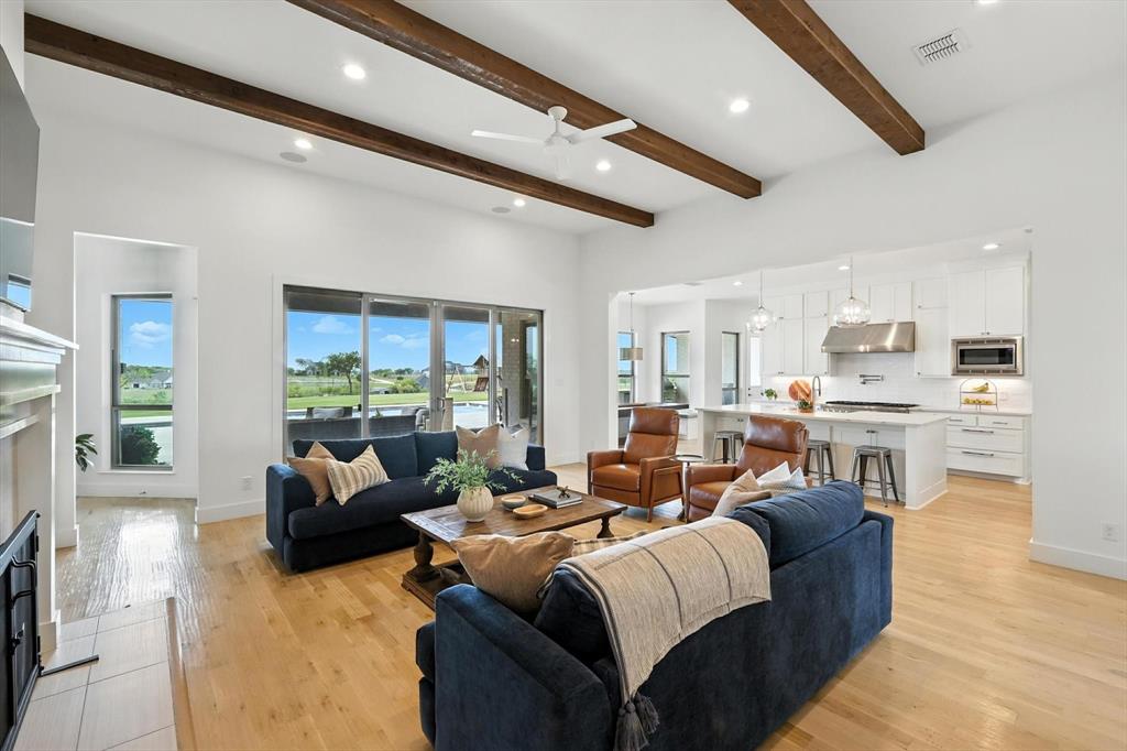 148 Overlook Drive Aledo, TX 76008 - Photo 7 of 40 a living room with furniture and a large window