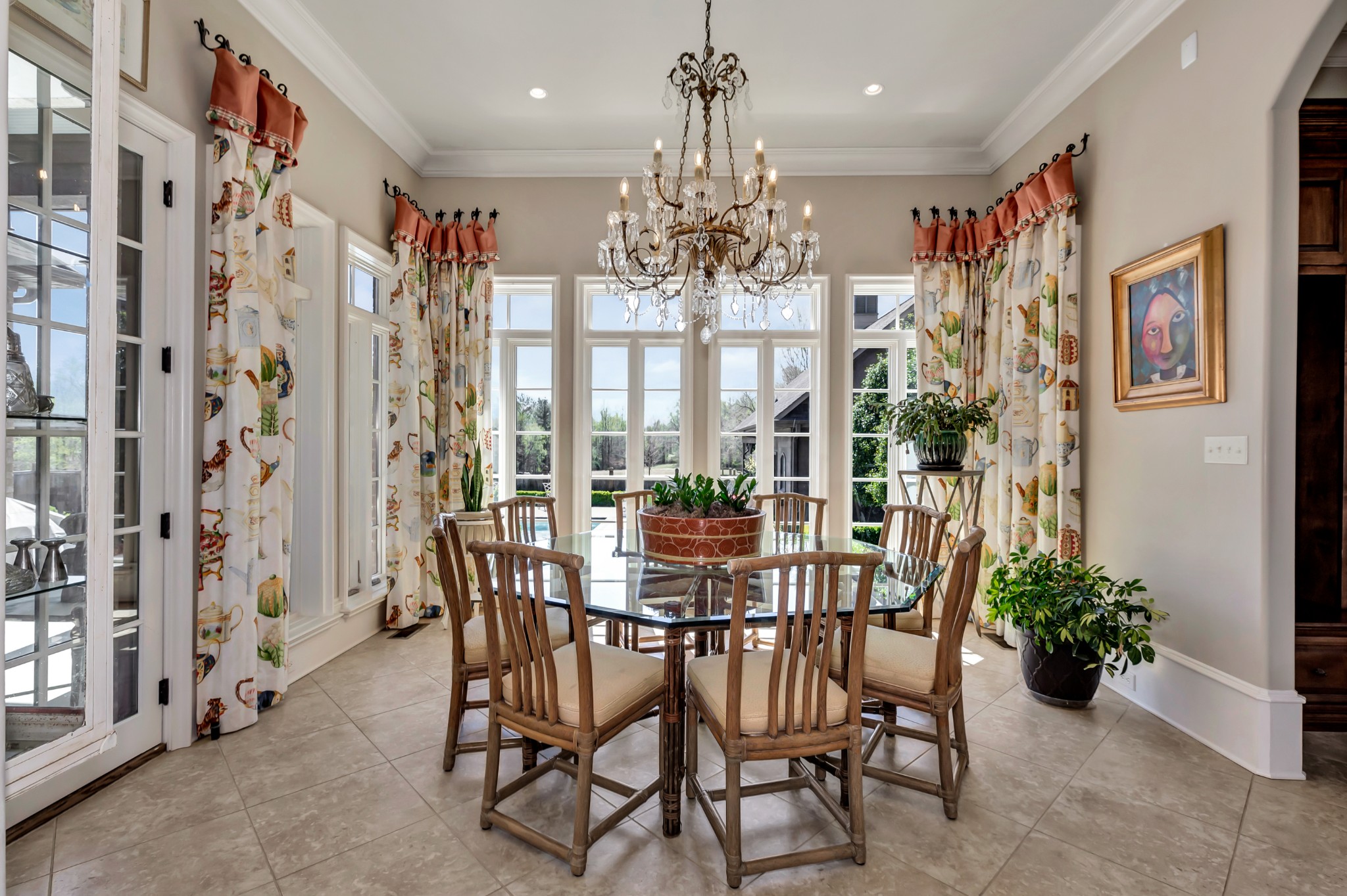 7195 Barker Road Athens, AL 35614 - Photo 31 of 49 a view of a dining room with furniture and chandelier