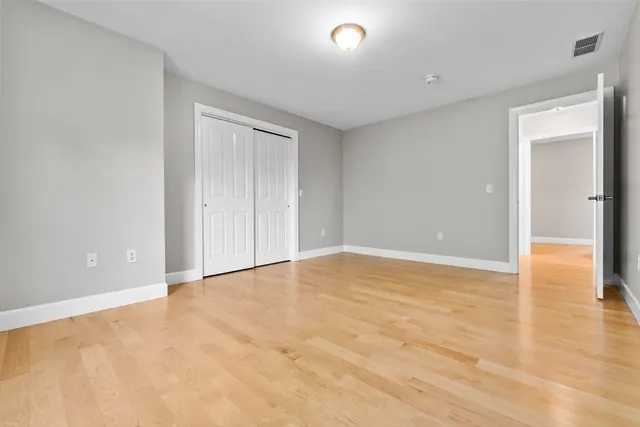 wooden floor in an empty room