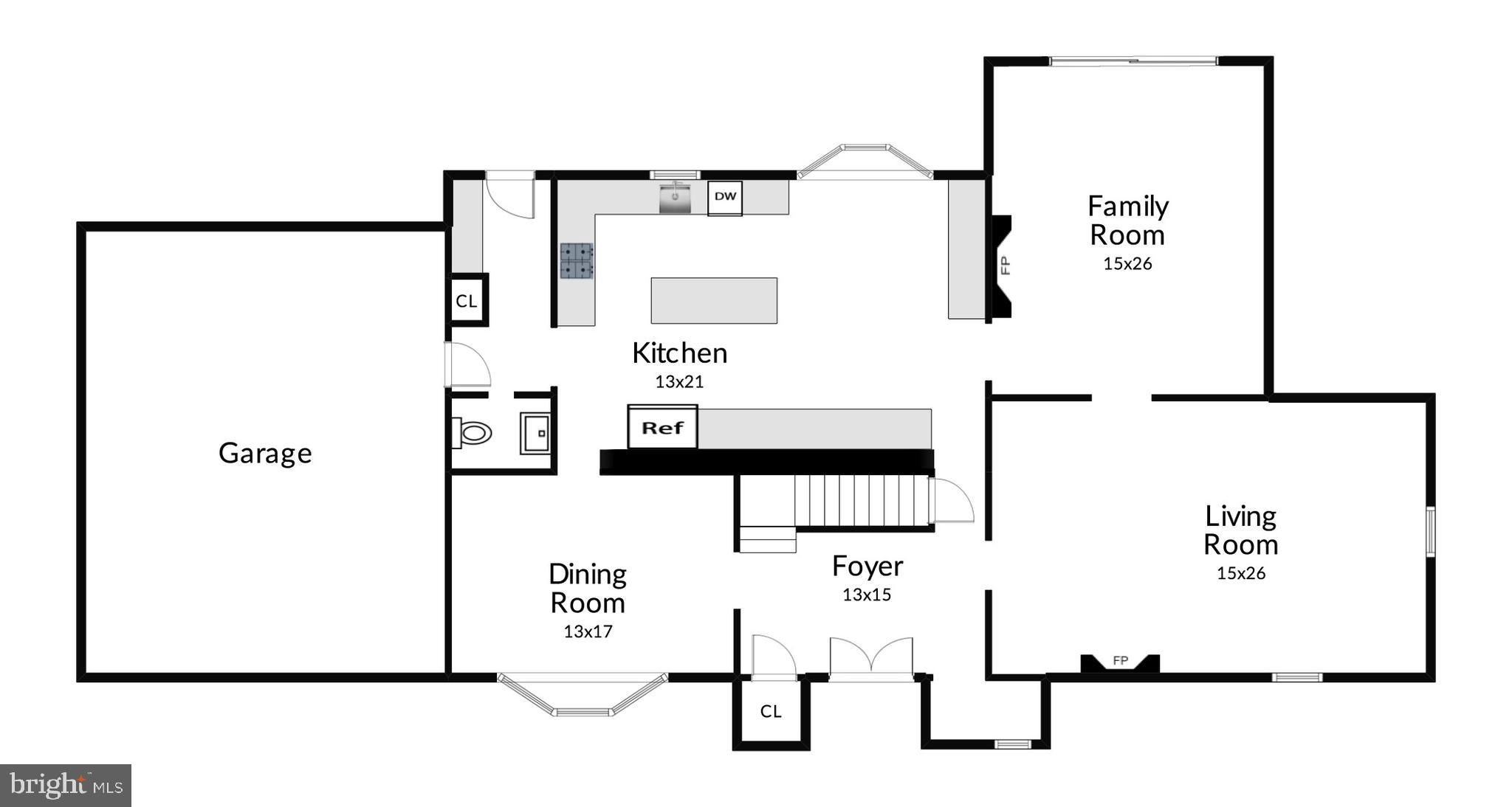 39 Longview Road Coatesville, PA 19320 - Photo 30 of 32 First Floor Plan