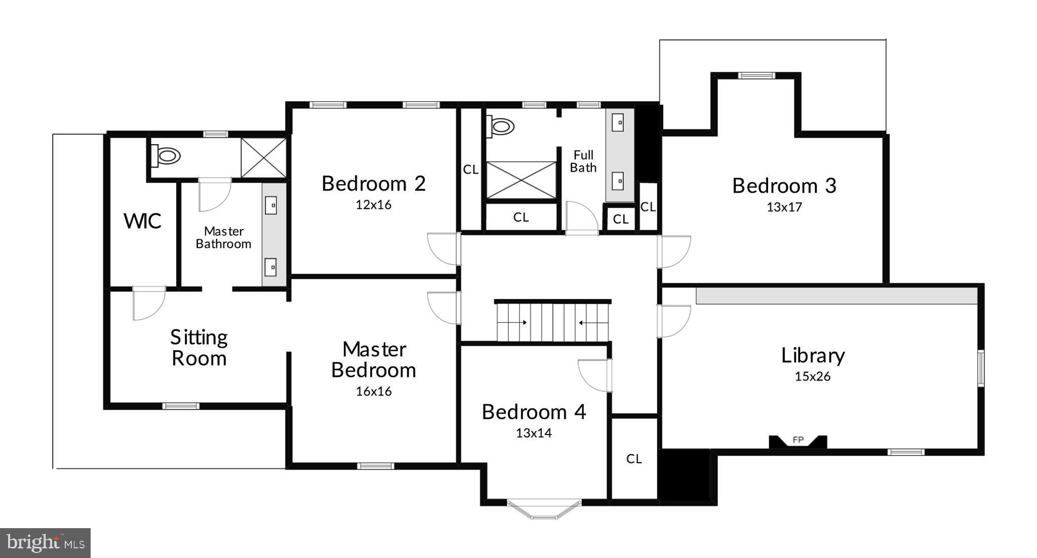 39 Longview Road Coatesville, PA 19320 - Photo 31 of 32 Upper-Level Floor Plan