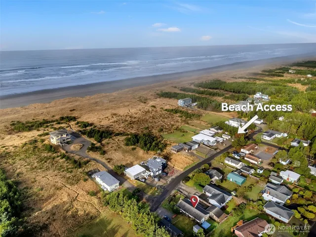 a view of city and ocean