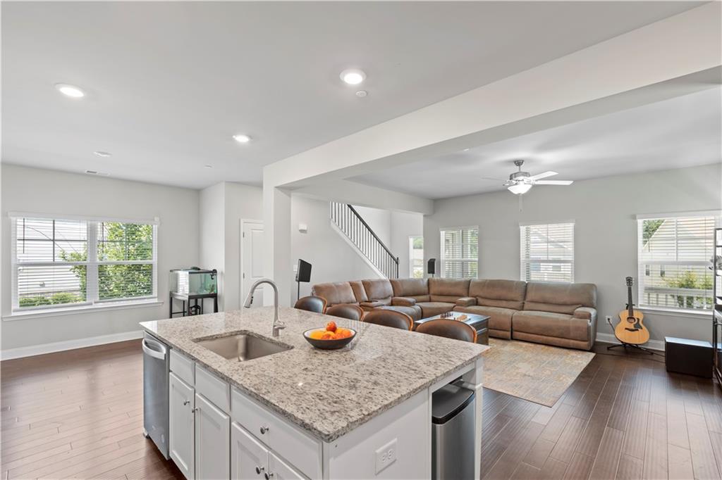 1030 Shy Lane Marietta, GA 30060 - Photo 11 of 50 a living room with furniture and a large window