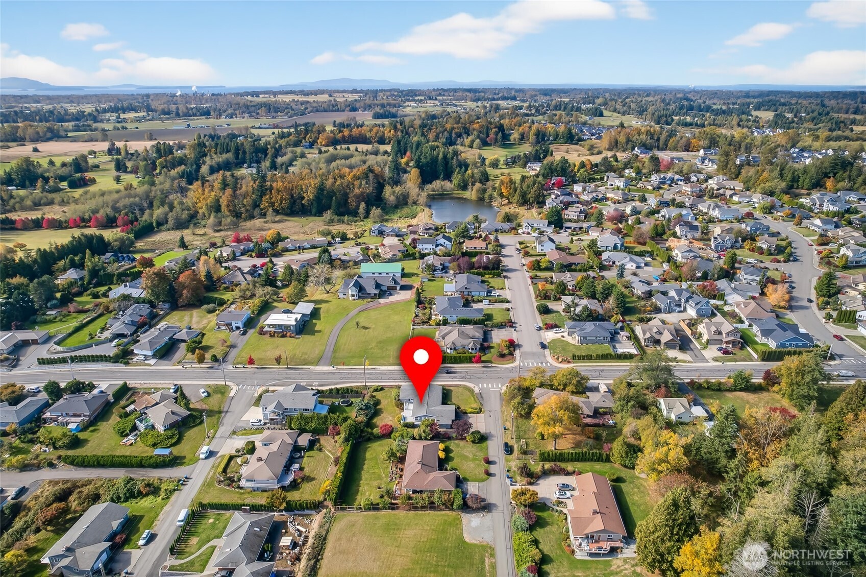 2493 Hilltop Road Ferndale, WA 98248 - Photo 34 of 35 an aerial view of city