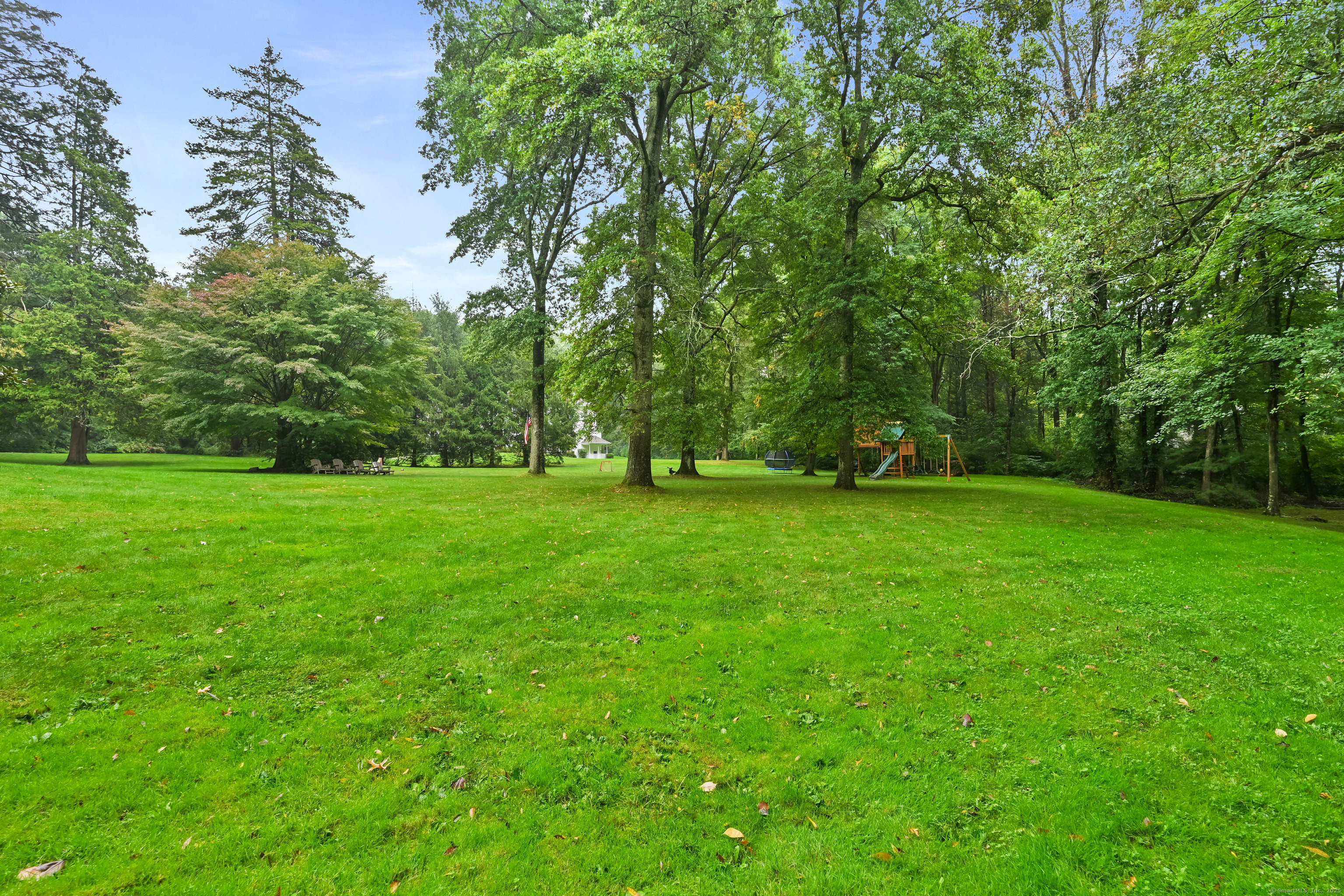 184 Marvin Ridge Road New Canaan, CT 06840 - Photo 34 of 39 a view of green field with trees in the background