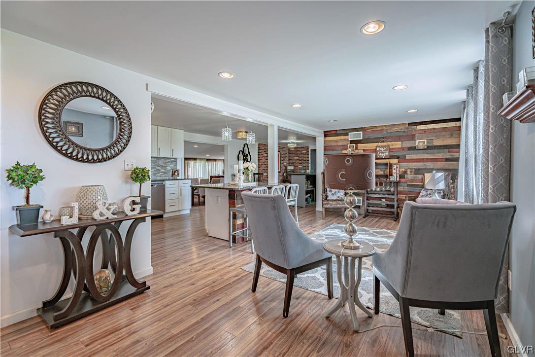 6251 Locust Road Bath, PA 18014 - Photo 8 of 42 a dining room with furniture and a wooden floor
