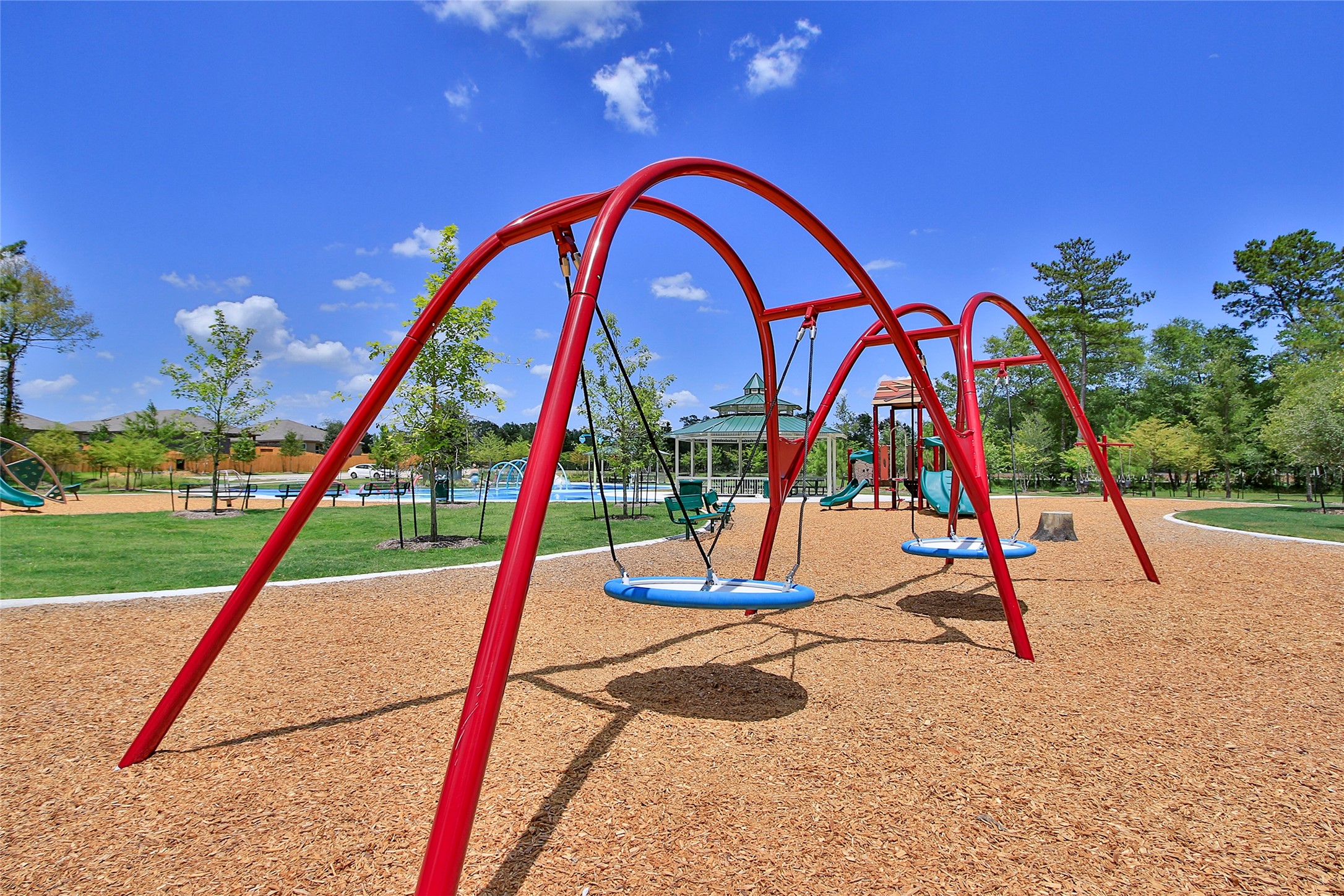 10366 Red Cardinal Drive Cleveland, TX 77328 - Photo 19 of 21 a view of swimming pool with a backyard