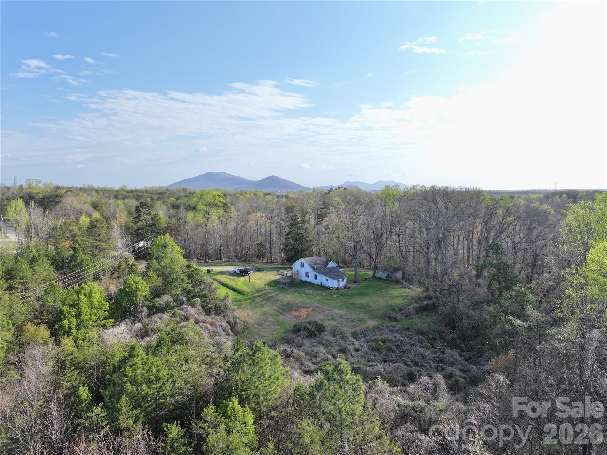 1164 Robert C Kellam Road Pinnacle, NC 27043 - Photo 8 of 48 a view of a garden with mountains in the background