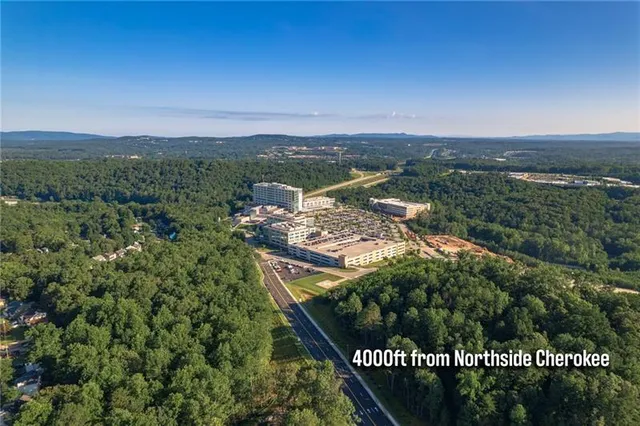 a kitchen with lots of counter top space