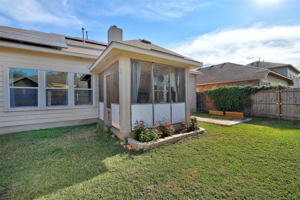1520 Tonia Loop Round Rock, TX 78665 - Photo 29 of 32 a view of a house with backyard and porch