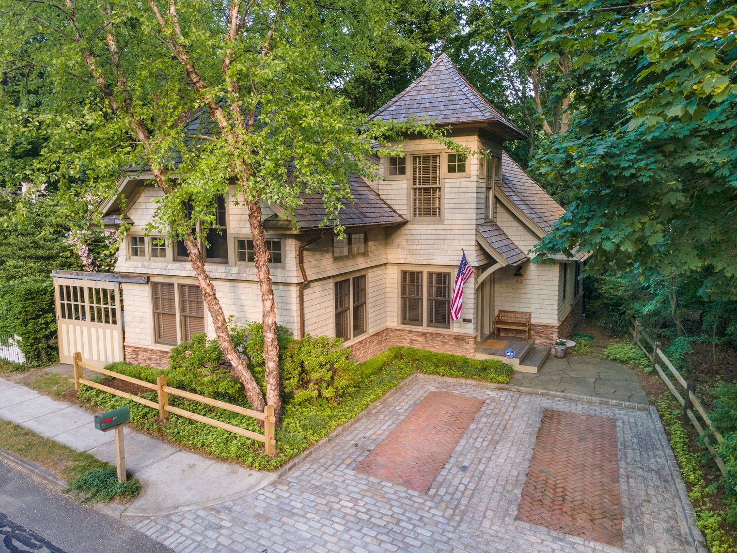 front view of house with a yard