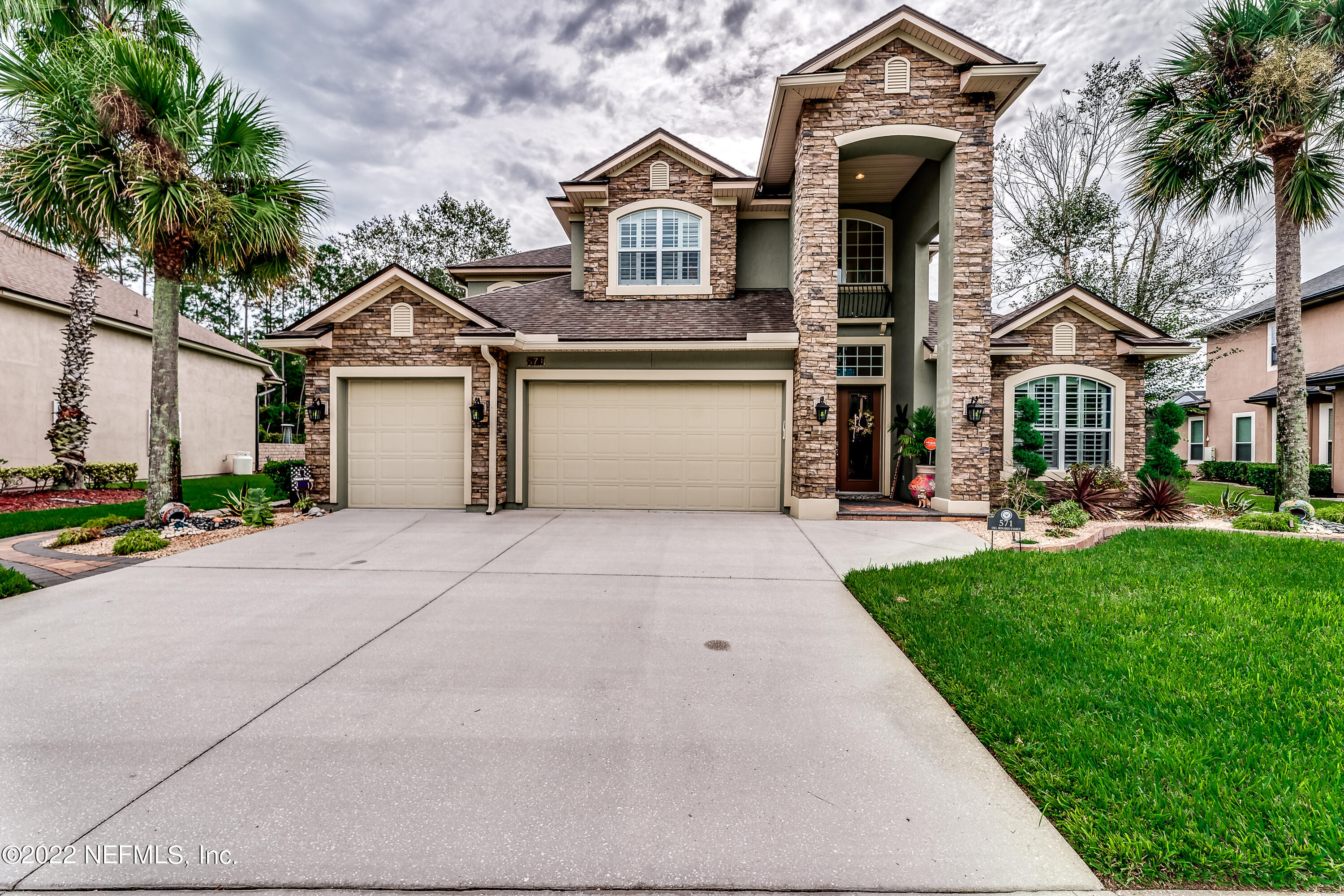 front view of house with a yard