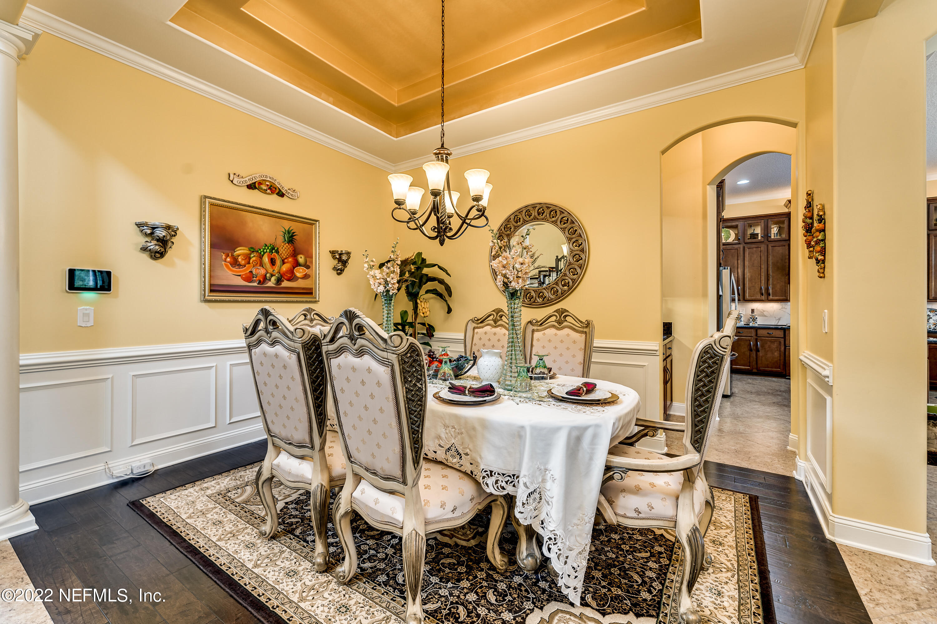 571 Saddlestone Drive Jacksonville, FL 32259 - Photo 11 of 65 a view of a dining room with furniture and chandelier