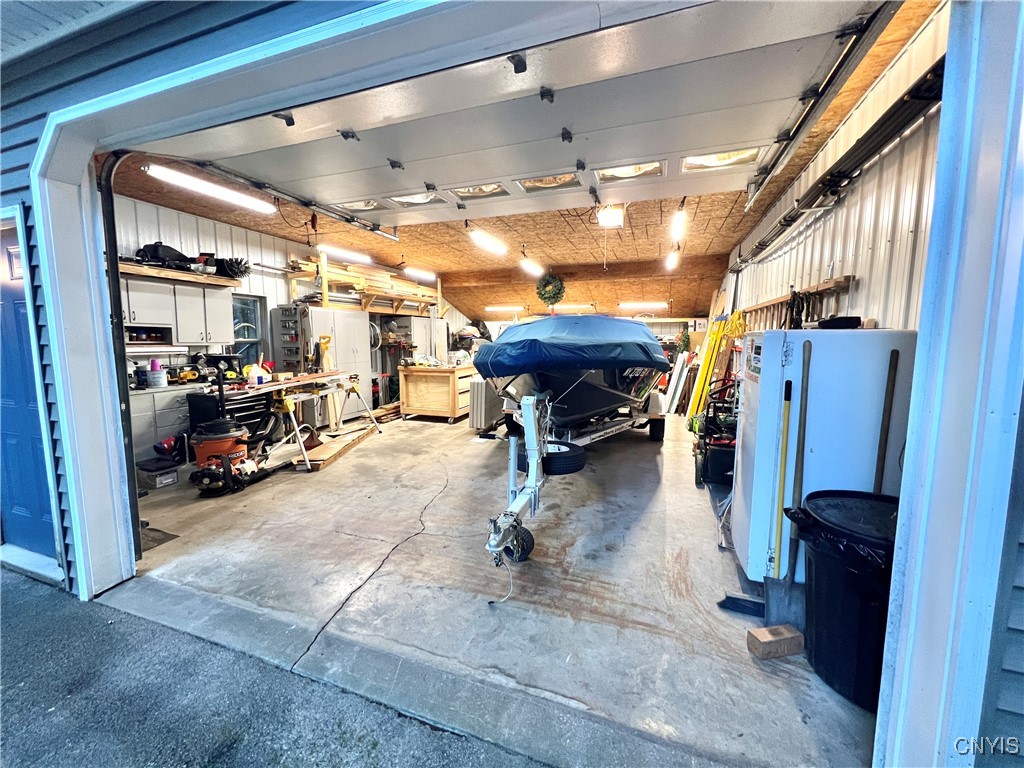 9680 Toby Road Marcy, NY 13403 - Photo 42 of 44 Detached Garage Interior