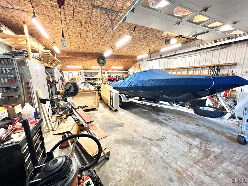 9680 Toby Road Marcy, NY 13403 - Photo 43 of 44 Detached Garage Interior
