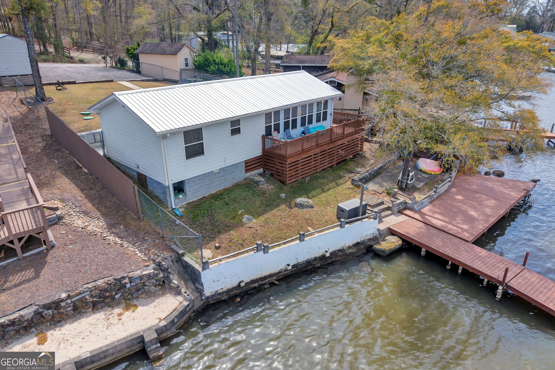 411 Alcovy Road Mansfield, GA 30055 - Photo 47 of 49 an aerial view of a house with a big yard