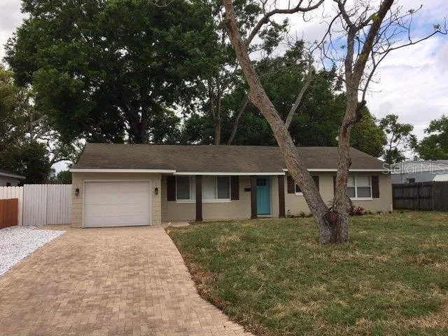 front view of house with a yard