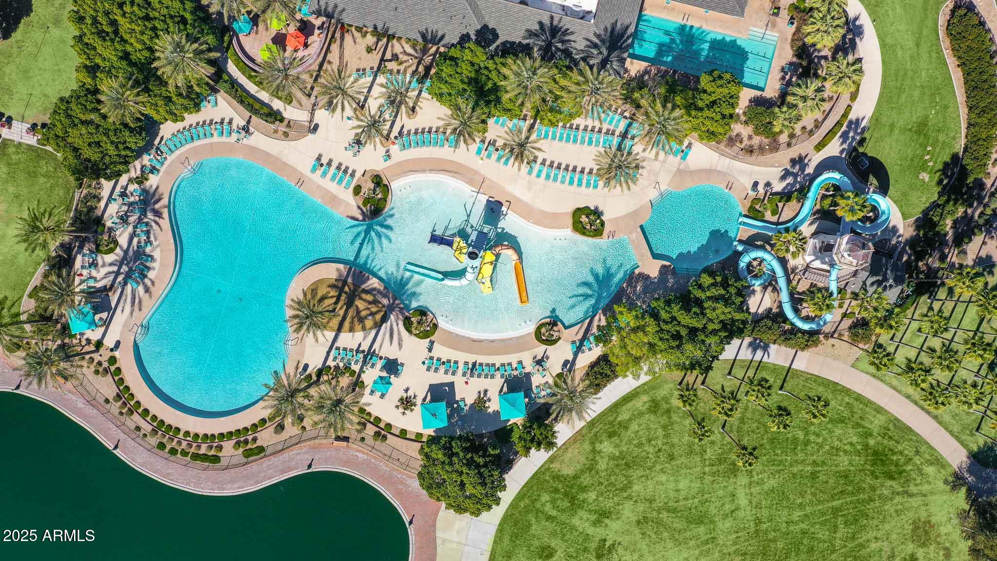 18391 Verdin Road Goodyear, AZ 85338 - Photo 76 of 94 an aerial view of a swimming pool