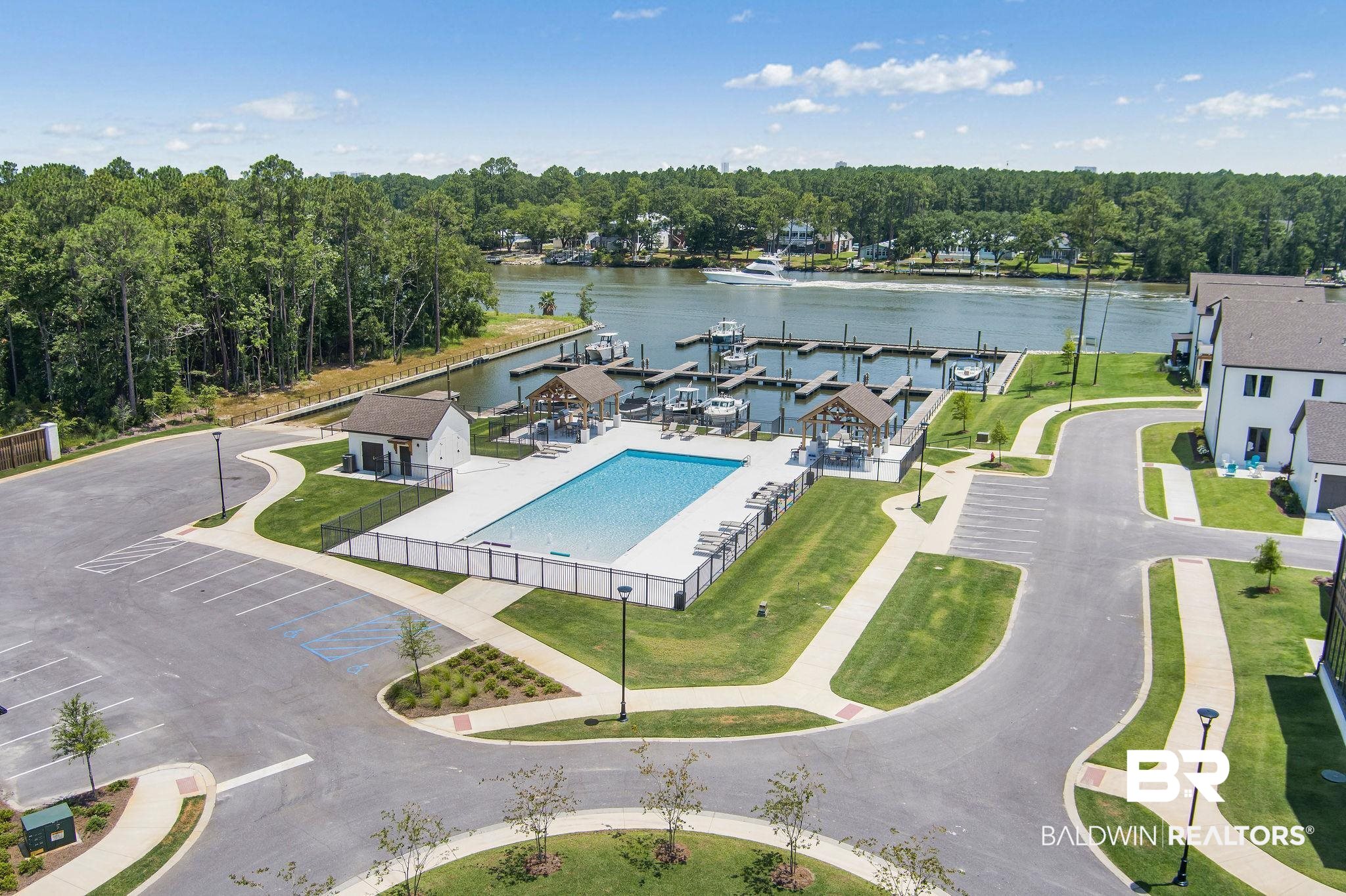 853 Inlet Circle Gulf Shores, AL 36542 - Photo 46 of 55 Bird's eye view with a water view